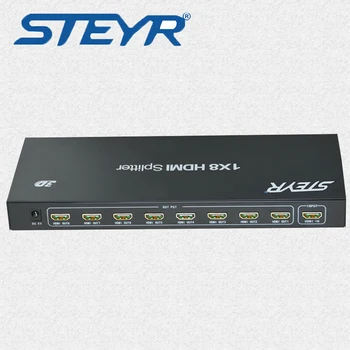 STERY HDMI Splitter Full HD 1080p 4K*2K Video HDMI 1X8 Split 1 v 8 Iz Dual Zaslonu Za DVD, PS3, Xbox Monitor HDTV