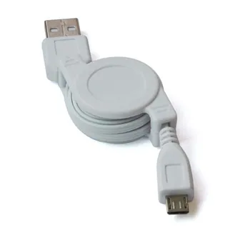Stretch Skladu Mini Mobilni Telefon Kabel Žice Združljiv Kabel za Samsung V8 Telefon Polnjenje Kabli