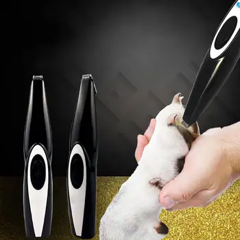 Strokovno USB Pes Brivnik Brivnik Pet Ljubkoval Orodje Pes Hair Trimmer Hišne Potrebščine Baterije Pes Las Brivnik Z Groomer Nova
