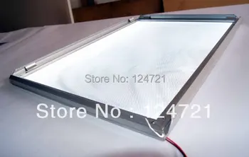 Super Slim Aluminij LED svetlobne plošče/Osvetljen Zaslon a1 Velikost Phote Okvir 8pcs/veliko Brezplačna Dostava