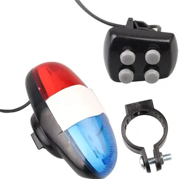 Super Svetla Kolo Rog Rep Luči USB Polnilna LED Bell Sirene Dustproof