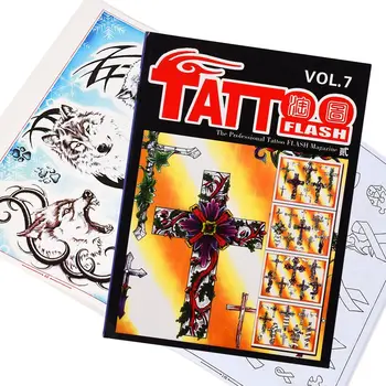Tatoo knjiga Majhen Vzorec Strokovno tatoo flash Revijo, Tatoo Rokopis Skica telo Tetovaže Knjige Flash velikosti A4