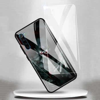 Telefon Primeru za Xiaomi Redmi Opomba 7 8 9 Pro 8T 9S 8A 9A 9C K20 K30 Pro Kaljeno Steklo Težko Pokrivajo Pennywise Klovn Grozo Primerih