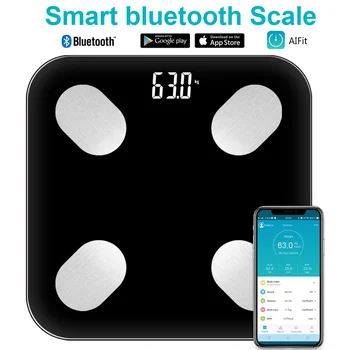 Telesne Maščobe Lestvice Bluetooth 18 Funkcije Kopalnica Teža Tehtnice Tla Digitalni Elektronski Mini Smart Tehtanje Sestava Analyzer