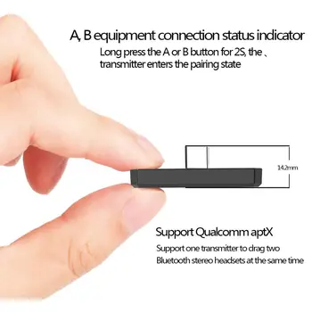 Tip-C Bluetooth 5.0 Avdio Prenosni Oddajnik Lossless CD Kakovost Zvoka Brezžični Zvočni Adapter za Preklop PS4