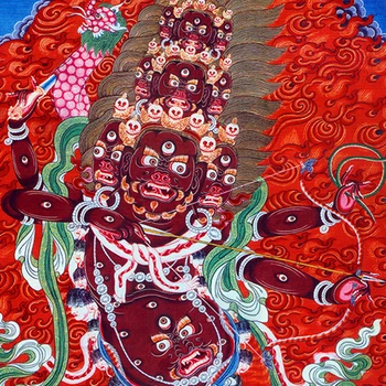Tiskani Budistični Thangka dnevna soba dekoracijo visi Thangka darila, stanovanjskih dekorativne slike