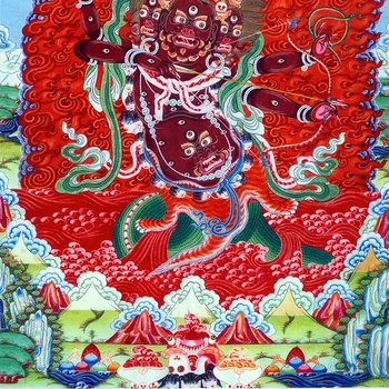 Tiskani Budistični Thangka dnevna soba dekoracijo visi Thangka darila, stanovanjskih dekorativne slike