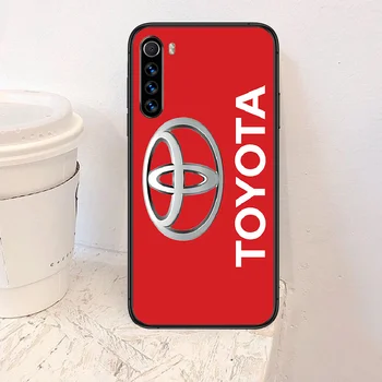 Toyotas Primeru Telefon Za Xiaomi Redmi Opomba 7 8 8T 9 9 4 7 7A 9A K30 Pro Ultra black Nazaj Tpu Celice Slikarstvo Etui Luksuzni Hoesjes