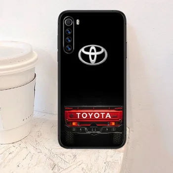 Toyotas Primeru Telefon Za Xiaomi Redmi Opomba 7 8 8T 9 9 4 7 7A 9A K30 Pro Ultra black Nazaj Tpu Celice Slikarstvo Etui Luksuzni Hoesjes