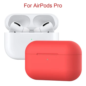 TPU Silikon Primeru Za Apple Airpods Pro Slušalke Za Airpods Pro Primeru Brezžične Bluetooth Slušalke Kritje Shockproof Vrečko Funda 2019