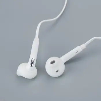 Trajno Moda Belo Žične Slušalke 3.5 mm Jack za Slušalke Z Mikrofonom in-ear Slušalke Slušalke za Samsung Galaxy S6