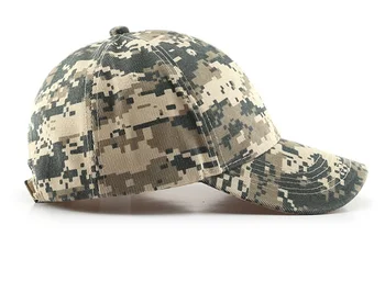 TULA010 Bombaž Vojaško čepico Oče opremljena skp Prostem moških nastavljiv camo vrnitev žoge klobuk Kamiondžija klobuk gorros