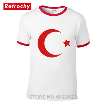 Turčija Navijači Razvedriti Luna Zvezde Visoke Kakovosti tshirt Za Moške je Priložnostne Bombaž Poletje Kratek Rokav t shirt Smešno turške Zastave T-shirt