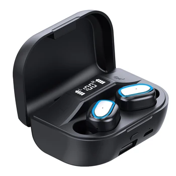 TWS Brezžične Slušalke Bluetooth5.0 HI-fi Slušalke Športne Teče Slušalke šumov Čepkov za iOS/Android Telefonov HD Klic