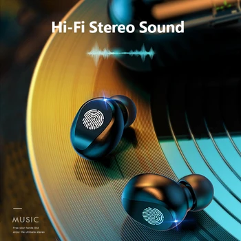 TWS F9 Brezžične Bluetooth Stereo Slušalke Šport Brezžične Slušalke Bluetooth se Dotaknite 5.0 Mini Slušalka Bas Slušalke 2000mAh