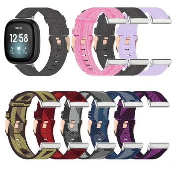 Univerzalni Zamenjava Pisane Najlon Trak Watch Band za -Fitbit Obratno 3 / Občutek Smartwatch Zapestnica Moški Ženske