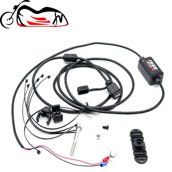 Univerzalno motorno kolo, motorno kolo 2.1 Polnilnik USB Vtičnico Napajalnika z Inline Varovalka za Mobilni Telefon, Tablični računalnik GPS