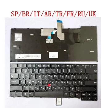 US/SP/BR/IT/AR/TR/FR/RU/UK Novo za Lenovo E470 E470C E475 FRU 01AX040 Laptop QWERTY španski