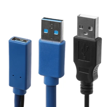 USB 3.0 Podaljšek Kabla Tip A Moški-Ženski Adapter USB Napajanje
