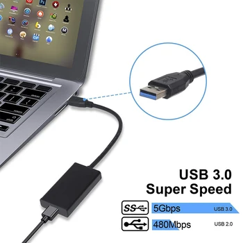 USB 3.0 za HDMI je združljiv Pretvornik USB Tip A Moški HDMI je združljiv Ženski Zunanji Zaslon Grafični vmesnik za PC