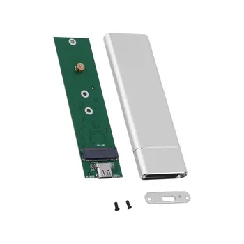 USB 3.1 Tip-C, M. 2 NGFF Polje M. 2 SSD ZA Tip C Pogon ssd Primeru Trdega Pogona Disk, Ohišje Padec Ladijskega prometa