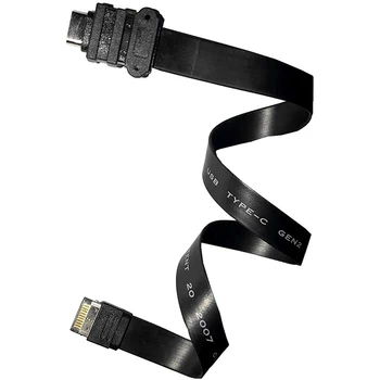 USB C Sprednji Plošči Motherboard Glava Podaljšek 80 cm, Notranji USB 3.1 10G Gen 2-Tipka Moški Vrata
