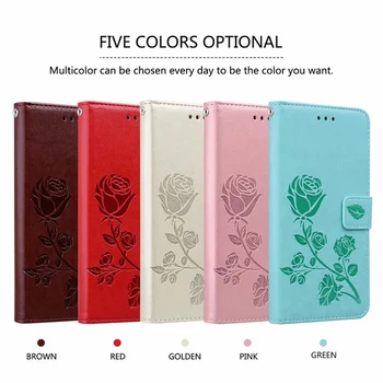 Usnja Flip Case Za Iphone 11 Pro Max 2019 X XS XR Max 6 6s 7 8 Plus Denarnice Kritje TPU Silikon Hrbtni Pokrovček Knjigo Stati Primeru