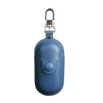 Usnje Slušalke Primeru Zaščitni Pokrov z Keychain za Hua-wei Freebuds 3i 87HC