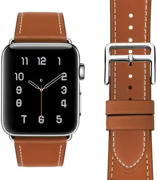 Usnjeni trak Za Apple watch band 44 mm 40 mm 38 mm 42mm iWatch Single tour zapestnico watch band za Applewatch serije 6 5 4 3 SE