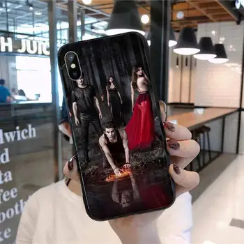 Vampir Dnevniki Primeru Telefon za iPhone 11 12 pro XS MAX 8 7 6 6S Plus X 5S SE 2020 mini