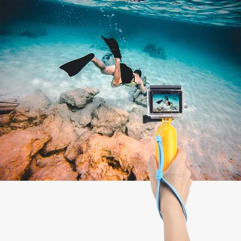 Vamson za Gopro Dodatki Plavajoči Plovec Ročni Monopod Strani Za Go Pro Junak 6 5 4 3+za SJCAM Fotoaparat