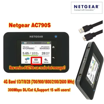 Veliko 10pcs Odklenjena Aircard AC790s 4G Mobilne dostopne točke Sierra Wireless LTE CAT6 300M Prenosni WiFi Usmerjevalnik plus 49dbi 4g antena