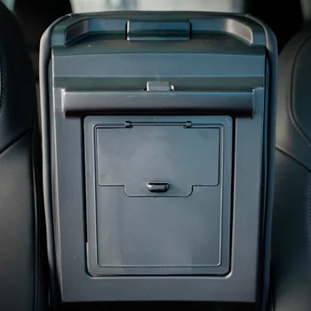 Večfunkcijsko Prihranite Prostor Notranje Trim Avto Armrest Škatla za Shranjevanje ABS Styling Ne Zdrsne Velike Zmogljivosti Za Trajno Tesla Model 3