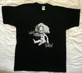 Vintage T Shirt Otročiček V Pokrajina Grunge Alternativnih Punk Zda Ponatis