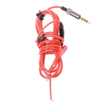 Visoka kakovost 3.5 mm Jack DIY Zamenjava za Slušalke Avdio Kabel Vzdrževanje Žice Z MIC 1.25 m