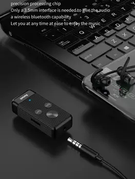 Visoka Kakovost Bluetooth Audio (zvok Bluetooth Adapter Mini Prenosni Bluetooth Audio Sprejemnik Brezžični Hands-free Avto Aux Glasbe Adapter