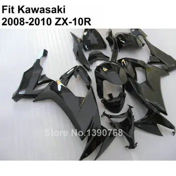 Visoko kakovostne ABS oklep za Kawasaki Ninja ZX10R 2008 2009 2010 black fairings kit ZX-10R 08 09 10 TV65