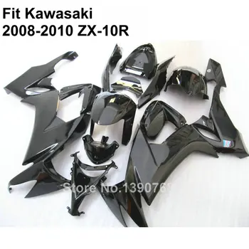 Visoko kakovostne ABS oklep za Kawasaki Ninja ZX10R 2008 2009 2010 black fairings kit ZX-10R 08 09 10 TV65