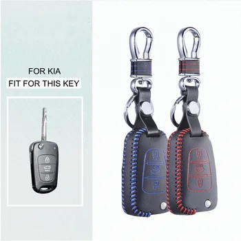Vrh Keychain Daljinsko Primeru za Hyundai i20 i30 i35 iX20 iX35 Solaris Verna Kia Rio K2 K5 Sportage Sorento Dušo Forte Ceed
