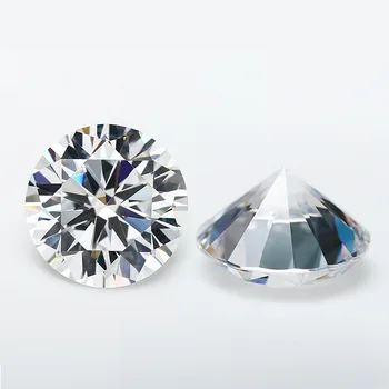 Vrhunska 2 mm 10-50PCS moissanite 1carat DEF barvna kakovost bolje bela okrogli briljantni rez moissanite diamanti za nakit