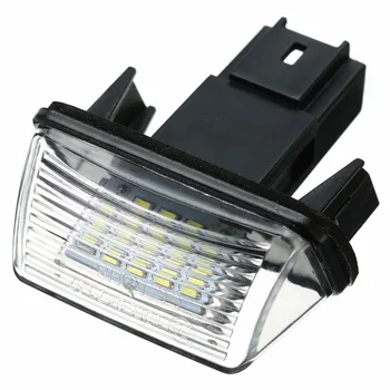 Vroče Prodaje 12V LED Številko registrske Tablice Svetlobe Žarnice registrske Tablice Luč Za Peugeot 206 207 306 307 406 407 Za Citroen C3 C4 C5