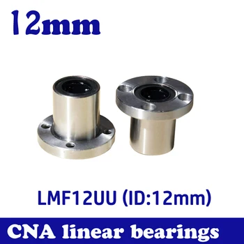Vroče prodaje 1pc LMF12UU 12 mm prirobnica linearni kroglični ležaj za 12 mm linearni gred CNC