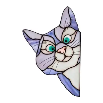 VROČE PRODAJE！！！Vinilna Srčkan Dekoracijo Papir Risanke Mačka Steklo Nalepke za Avto