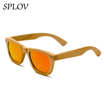 Vroče Prodajo Fashion Bambusa sončna Očala Moški Ženske Klasičnih Polarizirana Ročno izdelane Lesene Visoko-kakovostni Retro sončna Očala Odtenki Oculos de Sol