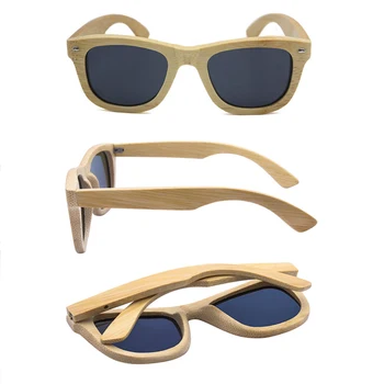 Vroče Prodajo Fashion Bambusa sončna Očala Moški Ženske Klasičnih Polarizirana Ročno izdelane Lesene Visoko-kakovostni Retro sončna Očala Odtenki Oculos de Sol