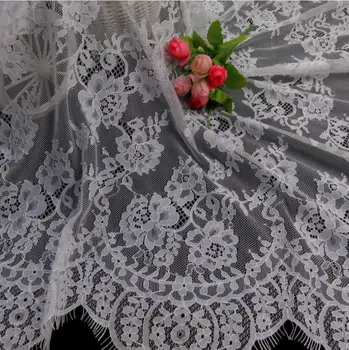 Vroče slog 3 M dolg 61 cm trepalnic val rob poročno obleko haute haljo poletje obrabe, otroško rabo chantilly lace trim