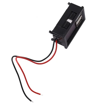 Vroče YO-Rdeča Led Digitalni Zaslon Voltmeter Mini Napetost Volt Meter Tester Plošča za Dc 12V Avtomobili Motorna Vozila Usb 5V2a Outp