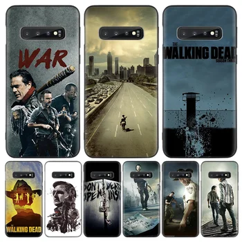 Walking Dead Črni Pokrov Telefona Ohišje Za Samsung Galaxy A51 A71 A10 A20E A30 A40 A50 A70 M30S A6 A7 A8 A01 Coque Lupini