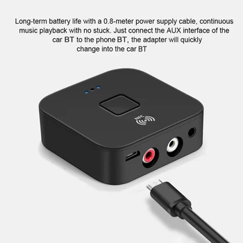 WB11 BT-5.0 Sprejemnik Brezžični Audio Sprejemnik Adapter APT-X NFC CVC6.0 z Mikrofonom AUX Out Avtomobilski Stereo Audio Sistem 2020 Nova