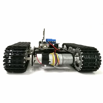WIFI Nadzor Mini T100 Gosenicah Tank Avtomobila, Podvozje Inteligenten Robot Avto Tekmovanje za Arduino UNO Motorni Pogon